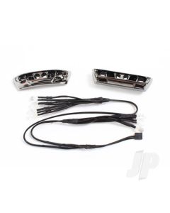 LED lights, light harness (4 clear, 4 Red) / bumpers, Front & Rear / wire ties (3 pcs) (requires power supply #7286)