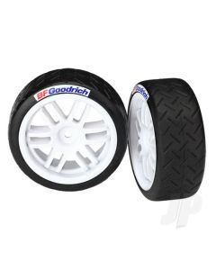 Tyres and wheels, assembled, glued (Rally wheels, BFGoodrich Rally Tyres (soft compound) (2)