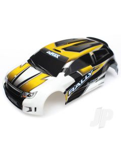 Body, LaTrax 1:18 Rally, yellow (painted) / decals