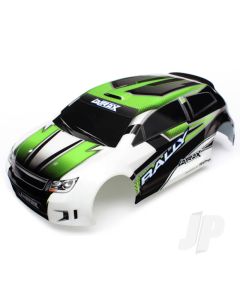 Body, LaTrax 1:18 Rally, Green (painted) / decals