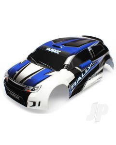 Body, LaTrax 1:18 Rally, Blue (painted) / decals