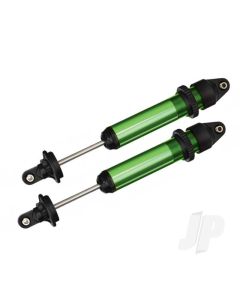Shocks, GTX, aluminium (Green-anodised) (fully assembled with out springs) (2 pcs)