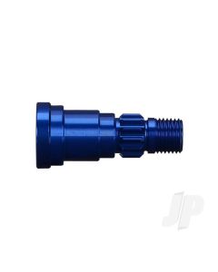 Stub axle, aluminium (Blue-anodised) (1pc) (use only with #7750X driveshaft)