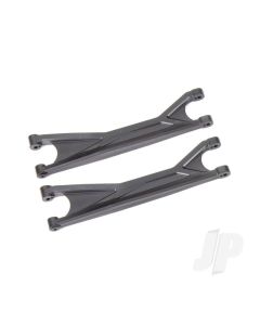 Suspension arms, upper, black (left or right, front or rear) (2) (for use with #7895 X-Maxx WideMaxx suspension kit)