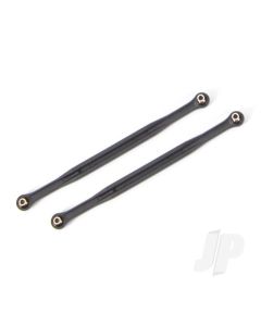 Toe links, 202.5mm (187.5mm center to center) (black) (2) (for use with #7895 X-Maxx WideMaxx suspension kit)
