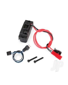 LED lights, power supply (regulated, 3V, 0.5-amp) / 3-in-1 wire harness