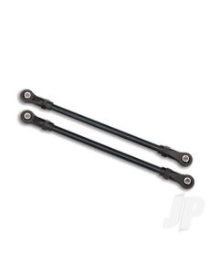 Suspension links, Rear upper (2 pcs) (5x115mm, Steel) (assembled with hollow balls) (for use with #8140 TRX-4 Long Arm Lift Kit)