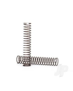 Springs, shock, Long (natural finish) (GTS) (0.29 rate, white stripe) (for use with TRX-4 Long Arm Lift Kit)