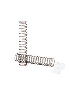 Springs, shock, Long (natural finish) (GTS) (0.62 rate, Blue stripe) (for use with TRX-4 Long Arm Lift Kit)