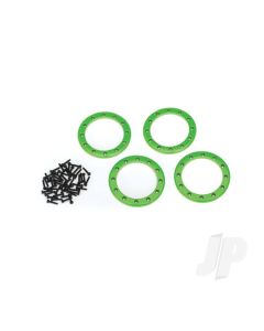Beadlock rings, Green (2.2in) (Aluminium) (4 pcs) / 2x10 CS (48)