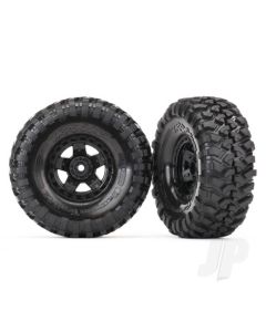 Tyres and wheels, assembled, glued (TRX-4 Sport 1.9" wheels, Canyon Trail 4.6x1.9" Tyres) (2)