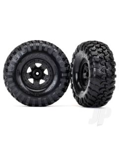 Tyres and wheels, assembled, glued (TRX-4 Sport 2.2" wheels, Canyon Trail 5.3x2.2" Tyres) (2)
