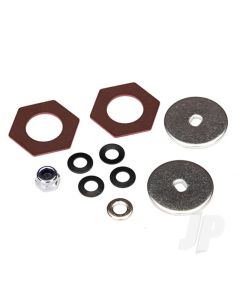 Rebuild kit, slipper clutch (Steel disc (2 pcs) / friction insert (2 pcs) / 4.0mm NL (1pc) / spring washers (4 pcs), metal washer (1pc))