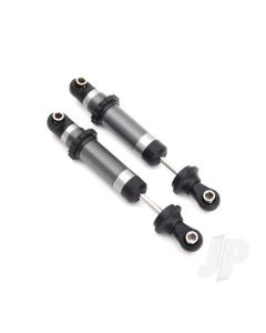 Shocks, GTS, silver aluminium (assembled with spring retainers) (2 pcs)