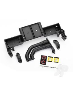 Chassis tray / driveshaft clamps / fuel filler (black)