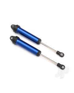 Shocks, GTR, 134mm, aluminium (Blue-anodised) (fully assembled with out springs) (Front, no threads) (2 pcs)