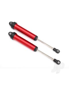 Shocks, GTR, 160mm, aluminium (Red-anodised) (fully assembled with out springs) (Rear, no threads) (2 pcs)