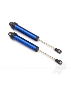 Shocks, GTR, 160mm, aluminium (Blue-anodised) (fully assembled with out springs) (Rear, no threads) (2 pcs)