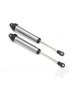 Shocks, GTR, 160mm, silver aluminium (fully assembled with out springs) (Rear, no threads) (2 pcs)
