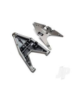 Suspension arm, lower left / arm insert (satin black chrome-plated) (assembled with hollow ball)