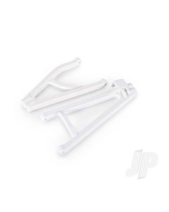 Suspension arms, white, Rear (right), heavy duty, adjustable wheelbase (upper (1pc) / lower (1pc))