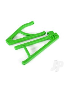 Suspension arms, Green, Rear (right), heavy duty, adjustable wheelbase (upper (1pc) / lower (1pc))