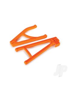 Suspension arms, orange, Rear (left), heavy duty, adjustable wheelbase (upper (1pc) / lower (1pc))