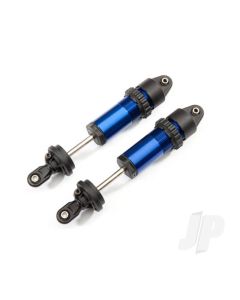 Shocks, GT-Maxx, aluminium (Blue-anodised) (fully assembled with out springs) (2 pcs)
