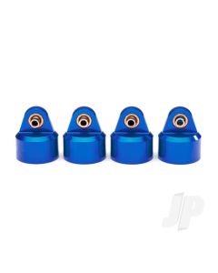 Shock caps, aluminium (Blue-anodised), GT-Maxx shocks (4 pcs)