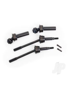 Driveshafts, rear, extreme heavy duty, steel-spline constant-velocity with 6mm stub axles (complete assembly) (2) (for use with #9080 upgrade kit)