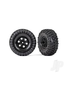 Tyres and wheels, assembled, glued (TRX-4 2021 Bronco 1.9" wheels, Canyon Trail 4.6x1.9" Tyres) (2)