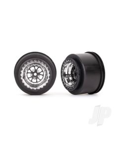 Wheels, Weld chrome with black (rear) (2)