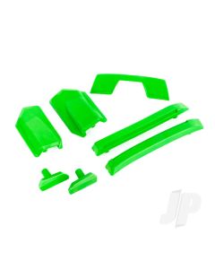 Body reinforcement set, green / skid pads (roof) (fits #9511 body)
