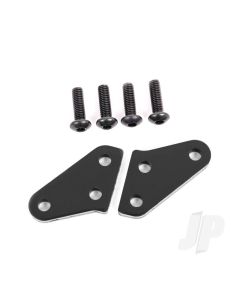Steering block arms (aluminum, dark titanium-anodized) (2) (fits #9537 and 9637 steering blocks)