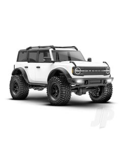 TRX-4m 2021 Ford Bronco 1:18 4X4 Electric Trail Crawler, White (+ TQ 2-ch, ECM-2.5, Titan 87T, 750mAh 2-Cell LiPo, USB Charger)