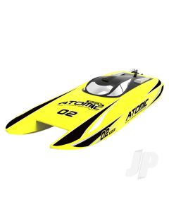 Atomic Cat 70 Brushless ARTR Racing Boat (Yellow) (No Battery or Charger)