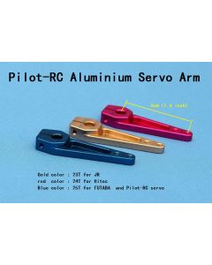JR SINGLE ALUMINIUM SERVO ARM 1.6in