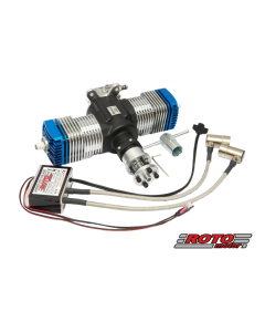 Roto Motor 50cc V2 Gas / Petrol Twin Cylinder 2 Stroke Engine 