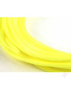 1 Meter Silicone Fuel Tube Neon Yellow OD5mm x ID2mm