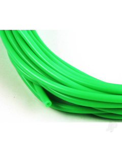 1 Meter Silicone Fuel Tube Neon Green OD5mm x ID2mm