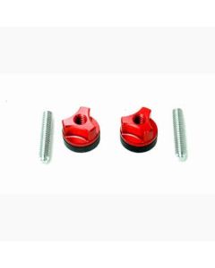 WING BOLTS 1/4-20 (AL) (RED)